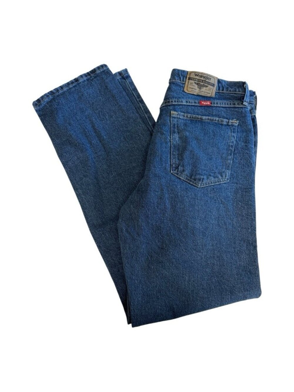 Wrangler Mens Relaxed Fit Jeans FLEX Denim Pants Casual Work~Size 32x34~L15 40